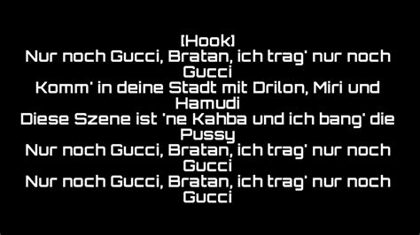 nur noch gucci lyric